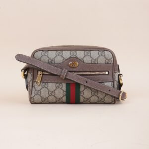 Gucci Bicolor GG Supreme Mini Ophidia Crossbody Bag