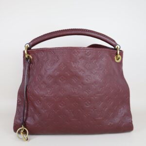 Louis Vuitton Red Monogram Empreinte MM Artsy Bag