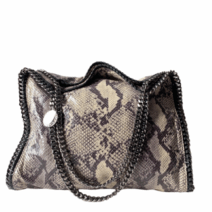 Stella Mccartney Bicolor ECO Python Falabella Tote Bag
