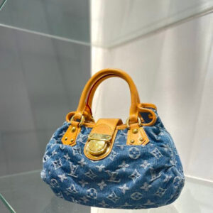 Louis Vuitton Pleaty Denim Small Tote Bag