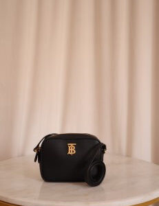 Burberry Black TB Camera Crossbody Bag