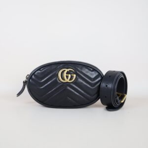 Gucci Black Marmont Belt Bag