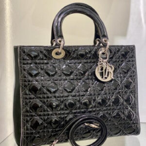 Christian Dior Black Lady Dior Bag