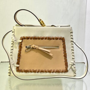 Fendi White Runway Small Bag