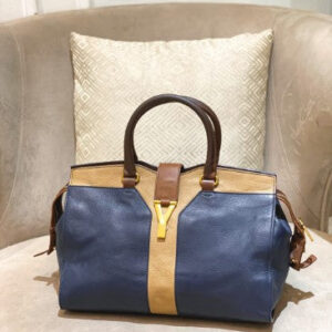 YSL Bicolor Cabas Bag