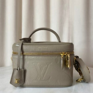 Louis Vuitton Beige Monogram Empreinte Giant Vanity PM Bag
