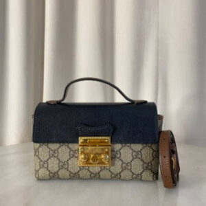 Gucci Tricolor GG Padlock Mini Bag