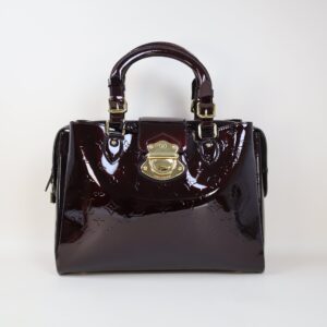 Louis Vuitton Burgundy Monogram Vernis Melrose Avenue Tote Bag