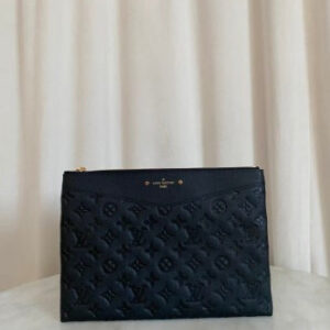 Louis Vuitton Black Monogram Empreinte Daily Pouch