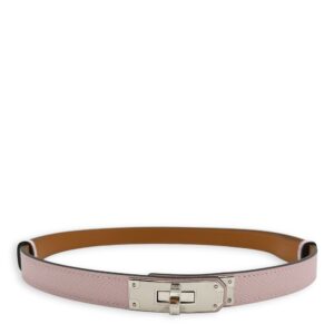 Kelly 18 Belt Mauve Pale Belt in Epsom, Palladium hardware