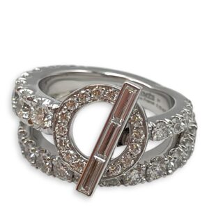 Crescendo GM 51 Ring in 49 Diamonds, 2.99CT, White Gold Hardware