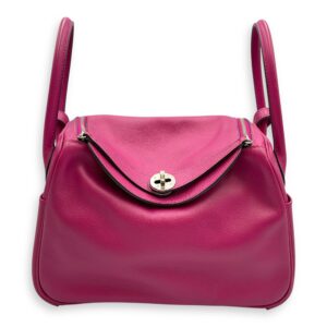 Lindy 26 Rose Poupre in Evercolor, Palladium hardware