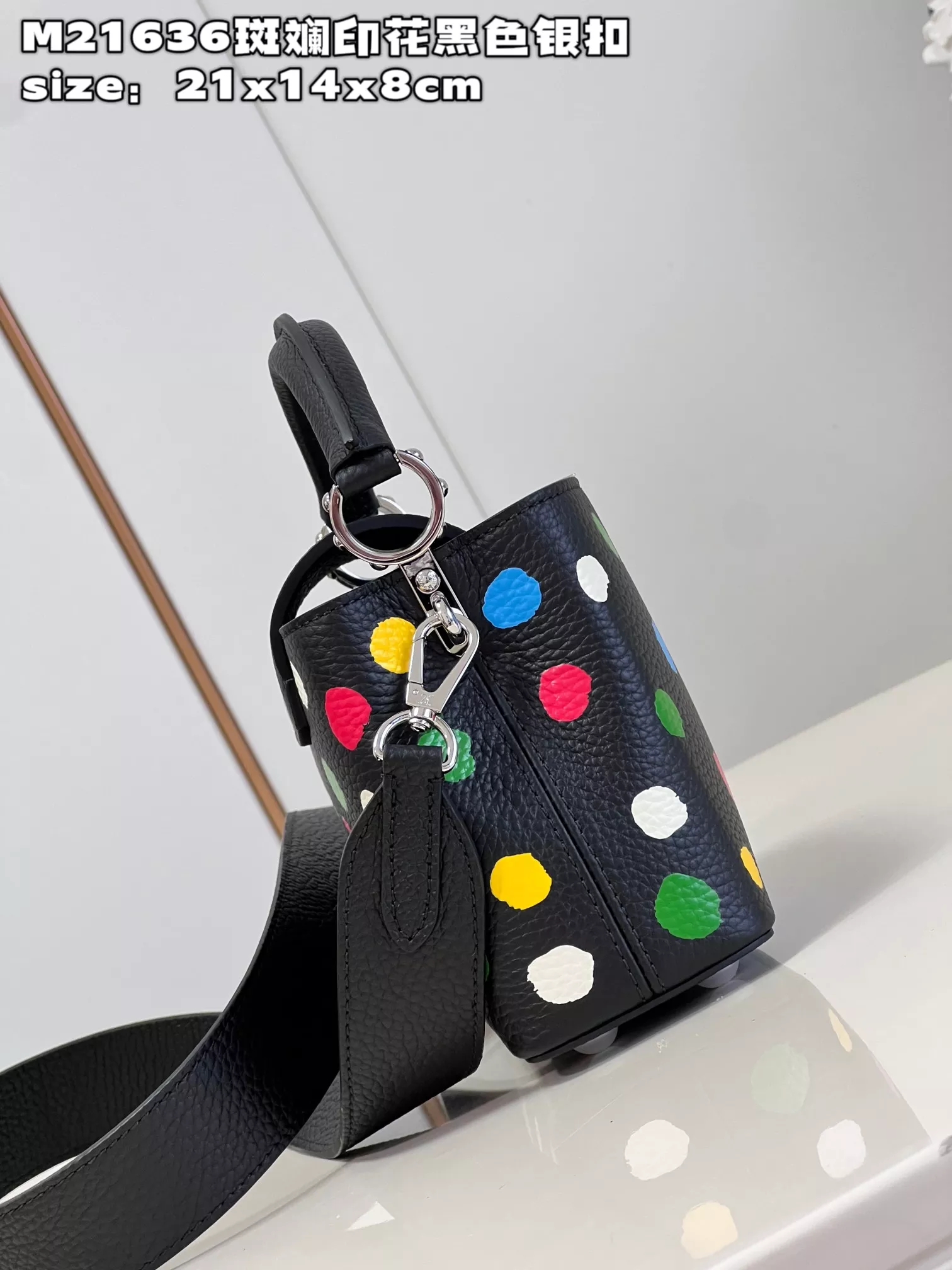 LV x YK Capucines BB Bag ‘Black' - ReplicaBags.is - Image 6