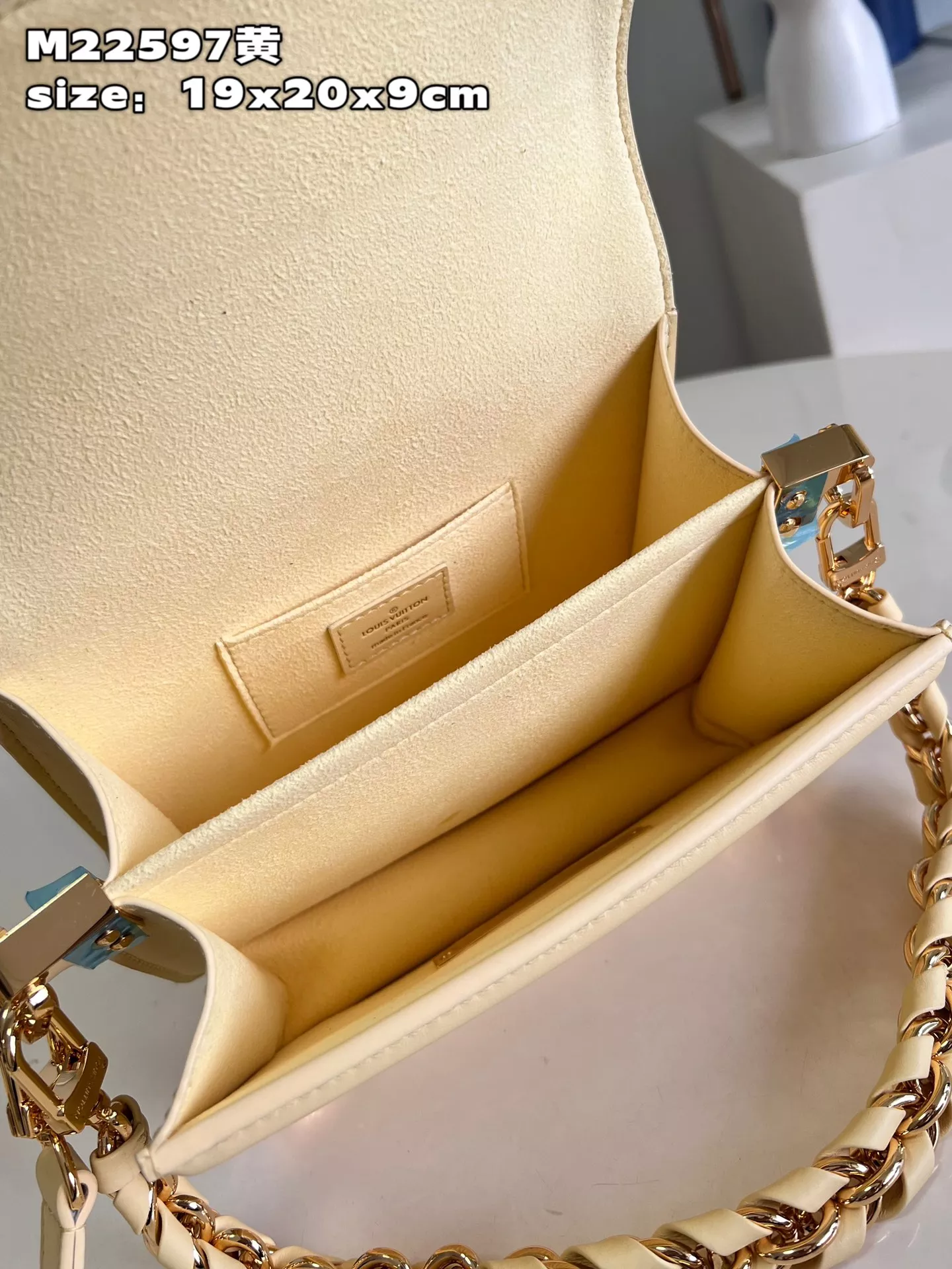 LV MM Dauphine Yellow Bag - ReplicaBags.is - Image 10