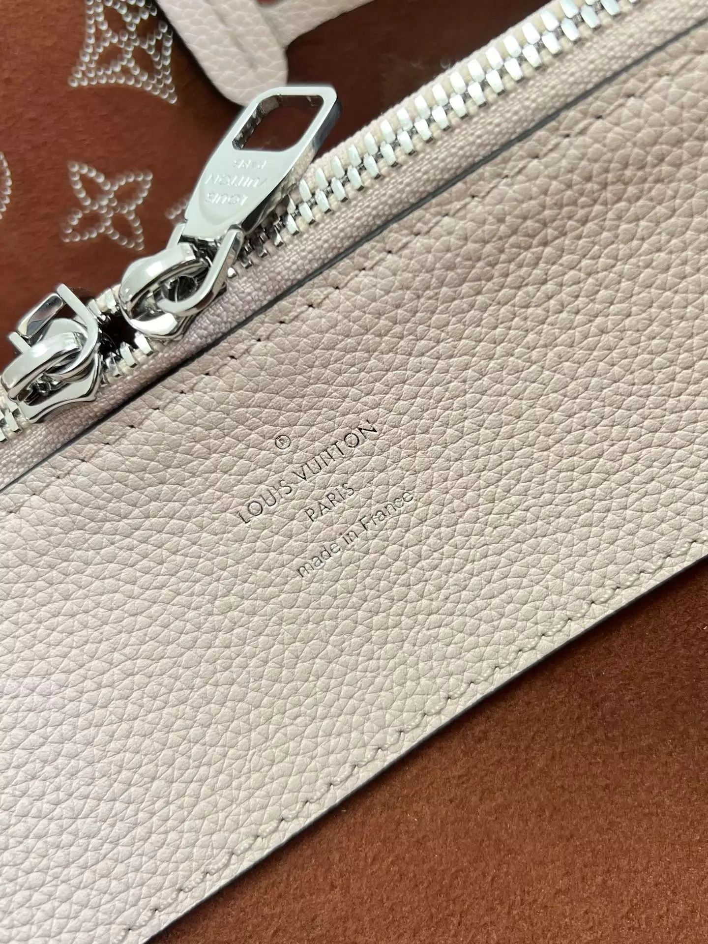 Bella Tote Pink Beige Mahina Calfskin - Repbags.ru - Image 8