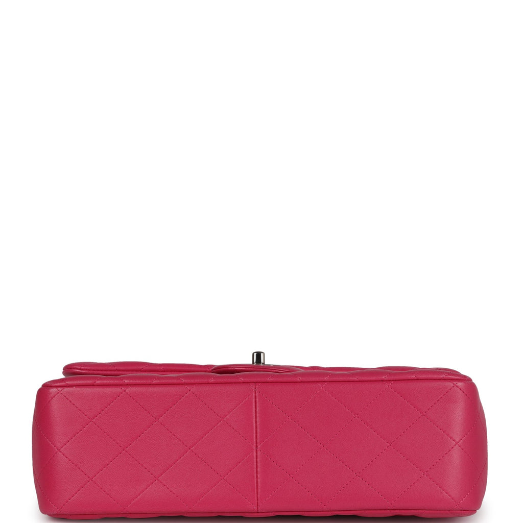 Pre-owned Chanel Jumbo Classic Double Flap Pink Lambskin Silver Hardware - Image 7