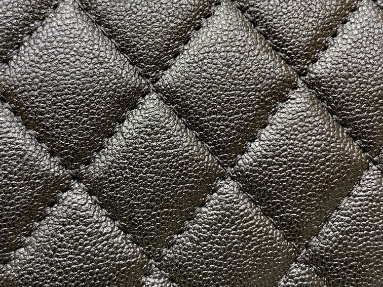 Chanel Medium Boy Bag Black Caviar Antique Gold Hardware - Image 9