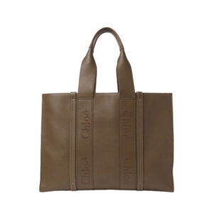 Chloé Large Woody Tote Bag Dark Nut - Repbags.ru