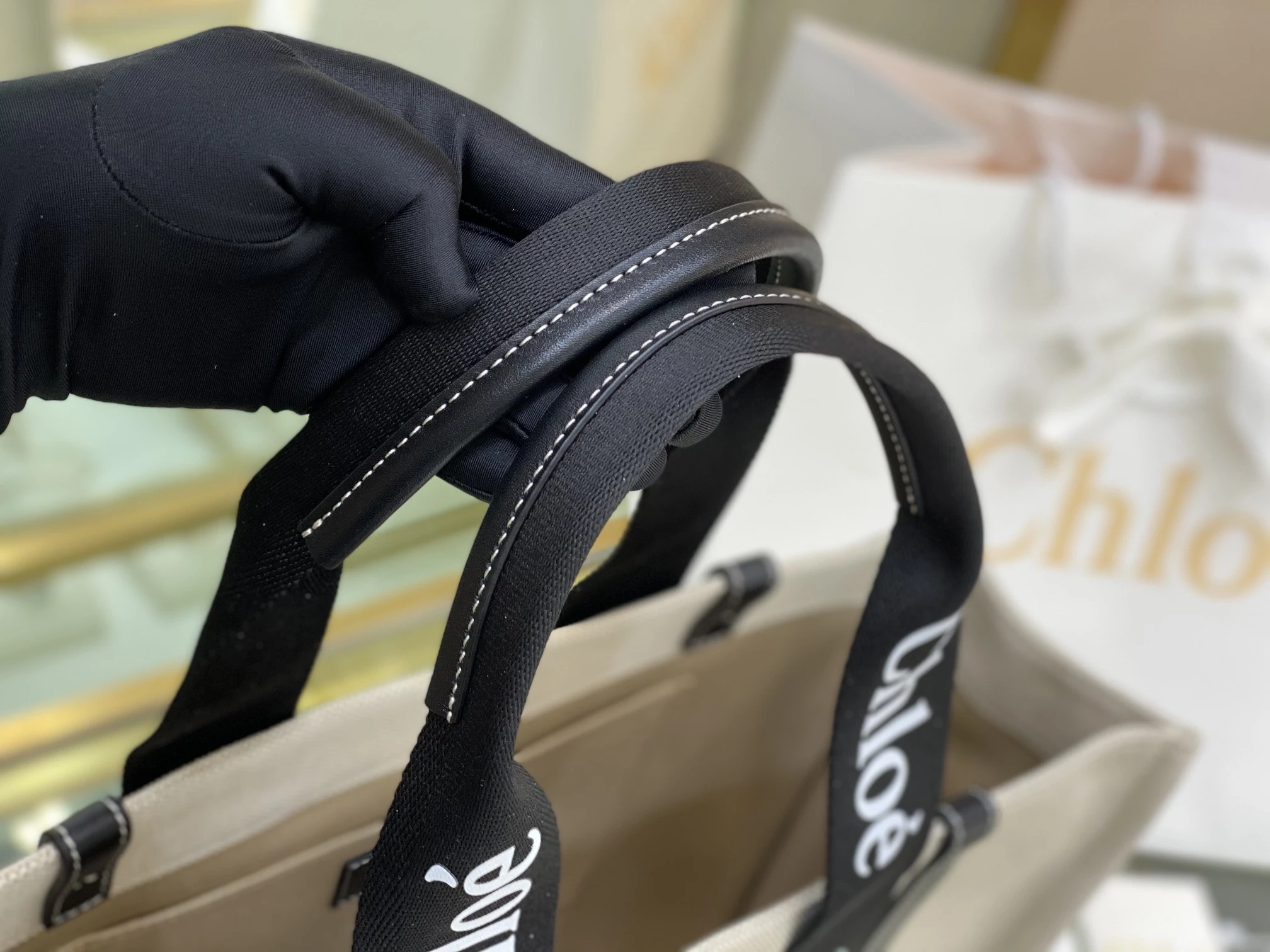 Chloé Large Woody Tote Bag - MB034 - Image 7