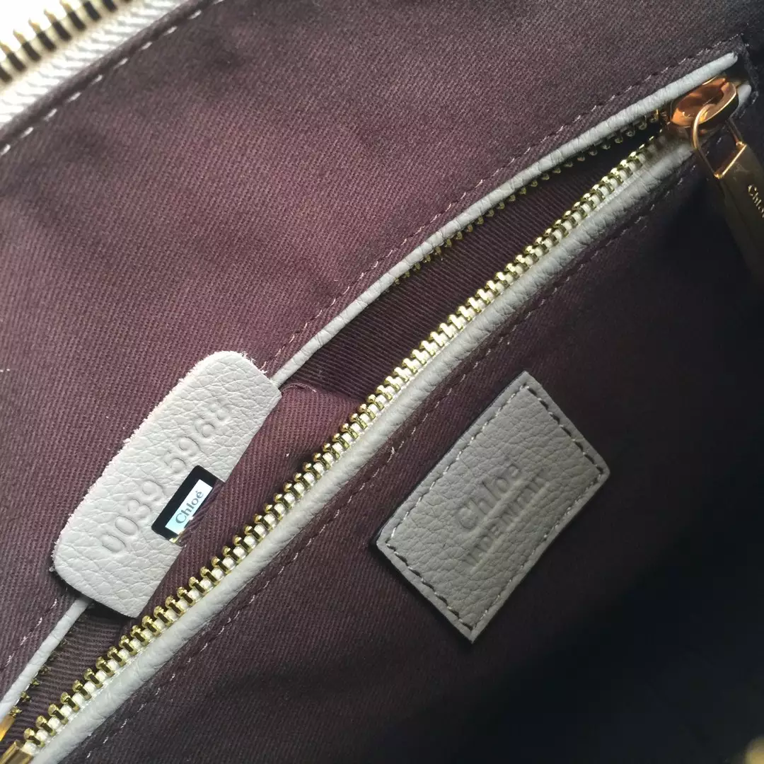 Chloé Marcie Cashmere Grey Double Carry Bag - Repbags.ru - Image 9