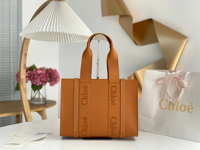 Chloé Medium Woody Tote Bag - MB001 - Image 3
