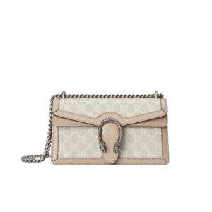 Dionysus GG small bag Beige and white GG Supreme canvas - GB100