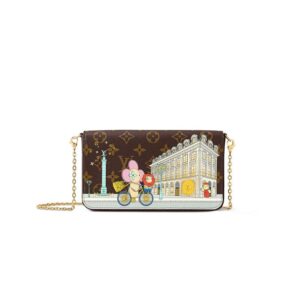 Félicie Pochette Pink Monogram coated canvas - LB040