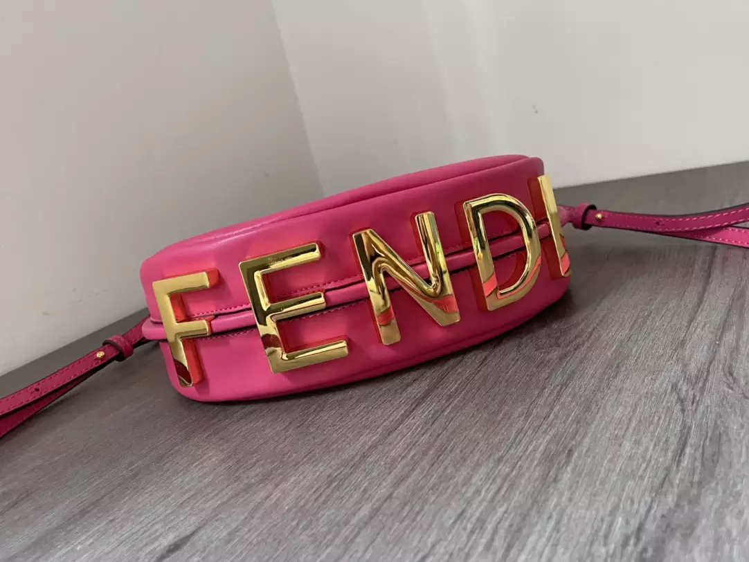 Fendigraphy Mini Fuchsia Leather Bag - Repbags.ru - Image 7