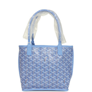 Goyard Goyardine Canvas Iris Anjou Mini Bag Palladium Hardware