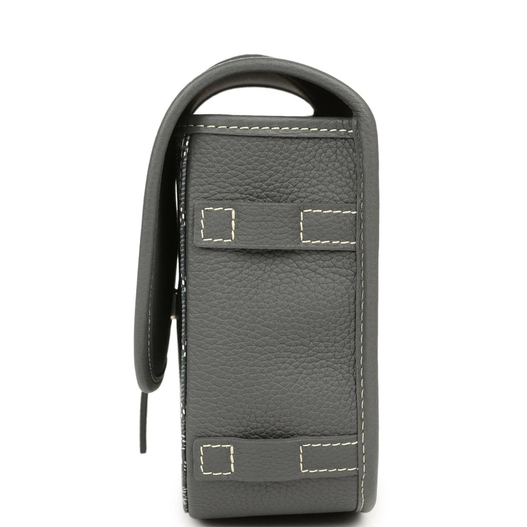 Goyard Goyardine Grey Belvedere PM Bag Palladium Hardware - Image 4