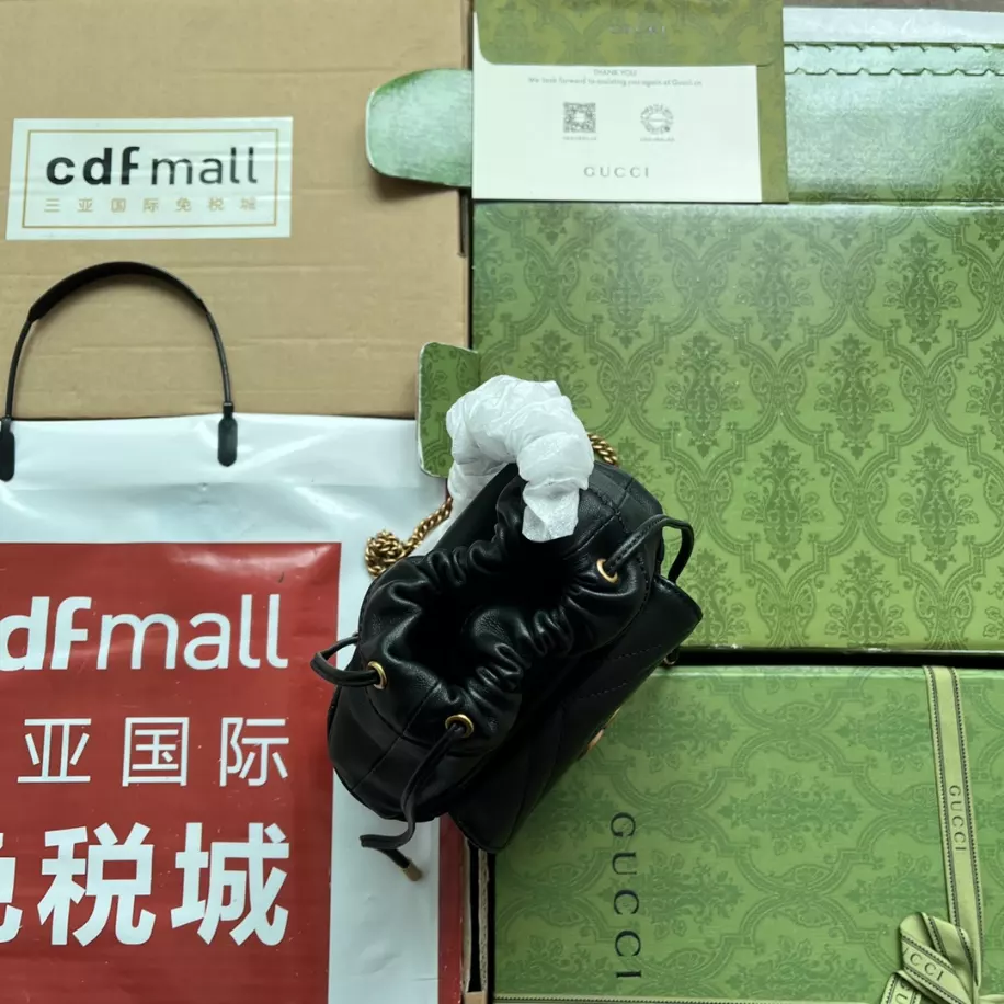 GG Marmont Mini Bucket Bag - Image 4