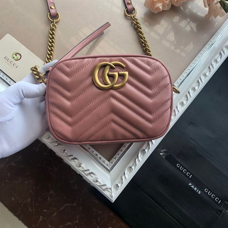 GG Marmont mini shoulder bag Dusty pink - Image 3