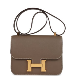 Hermes Constance 1-24 Etoupe Epsom Gold Hardware