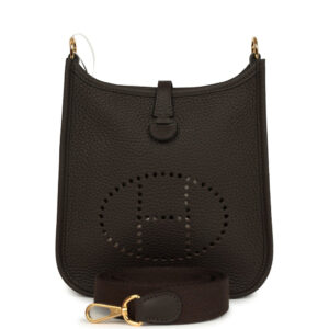 Hermes Evelyne TPM Ebene Clemence Gold Hardware
