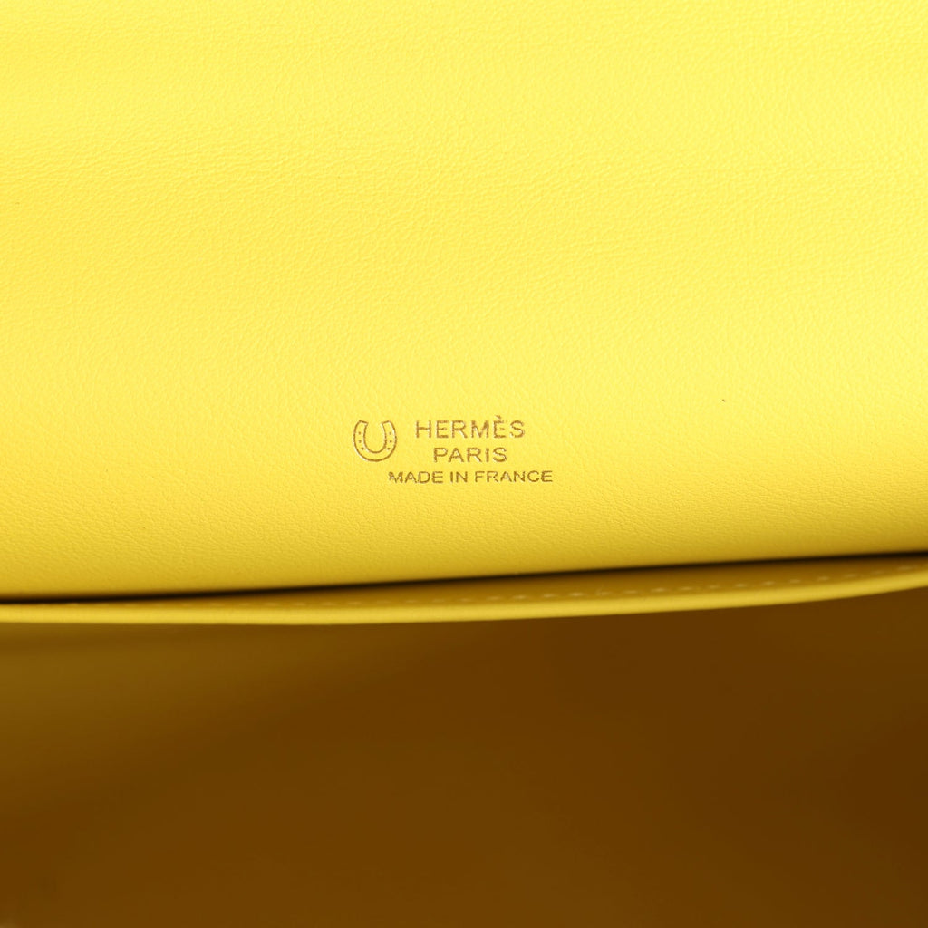Hermes Special Order (HSS) Kelly Pochette Rouge de Coeur Verso Swift Permabrass Hardware - Image 8