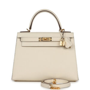 Hermes Kelly Sellier 28 Nata Epsom Gold Hardware