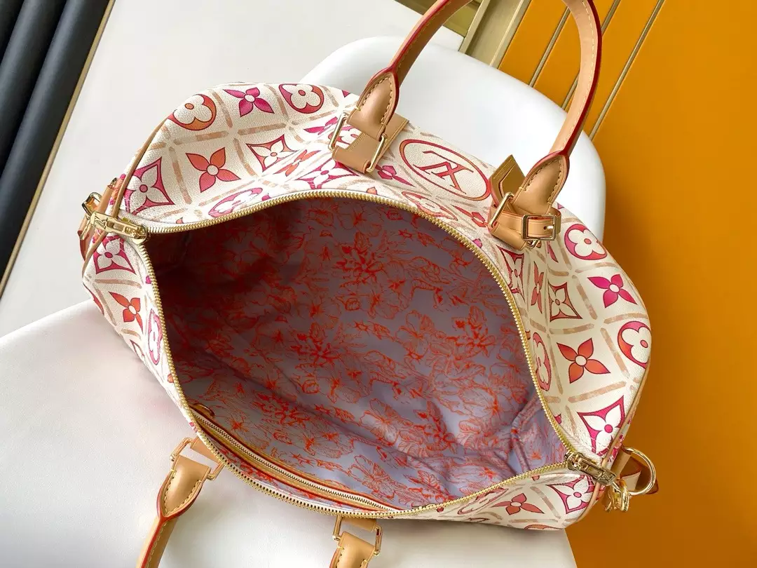 Keepall Bandoulière 45 Coral Monogram Tiles - Repbags.ru - Image 9