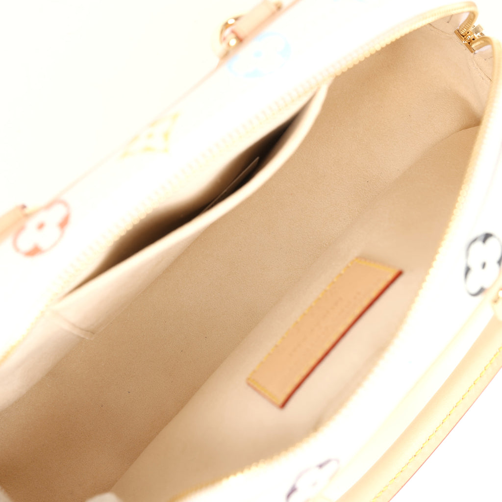 Louis Vuitton X Takashi Murakami East West White Multicolor Monogram Gold Hardware - Image 9