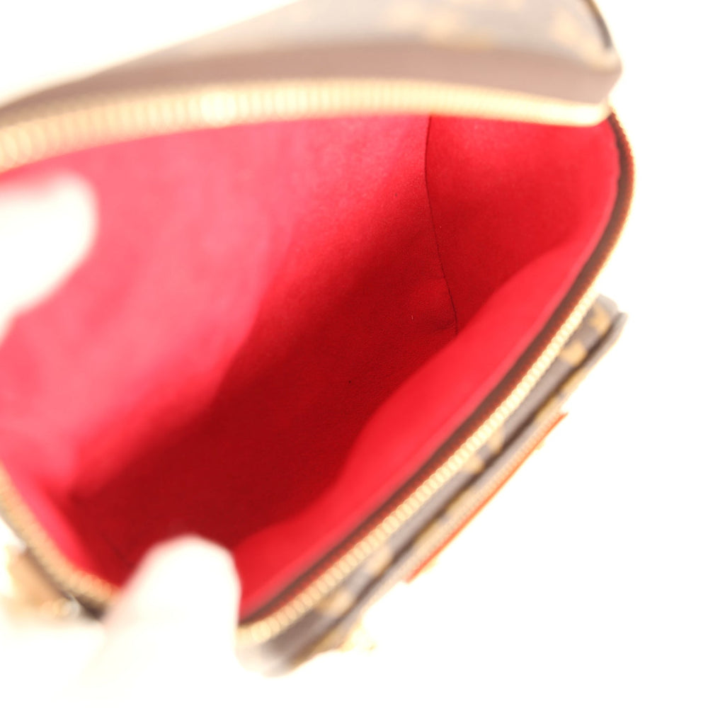 Louis Vuitton X Takashi Murakami Mini Bumbag Cherry Brown Monogram Gold Hardware - Image 10