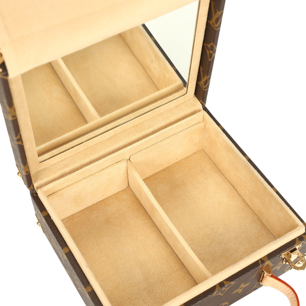 Vintage Louis Vuitton x Takashi Murakami Onion Head Jewelry Trunk Brown Multi Monogram Brass Hardware - Image 13