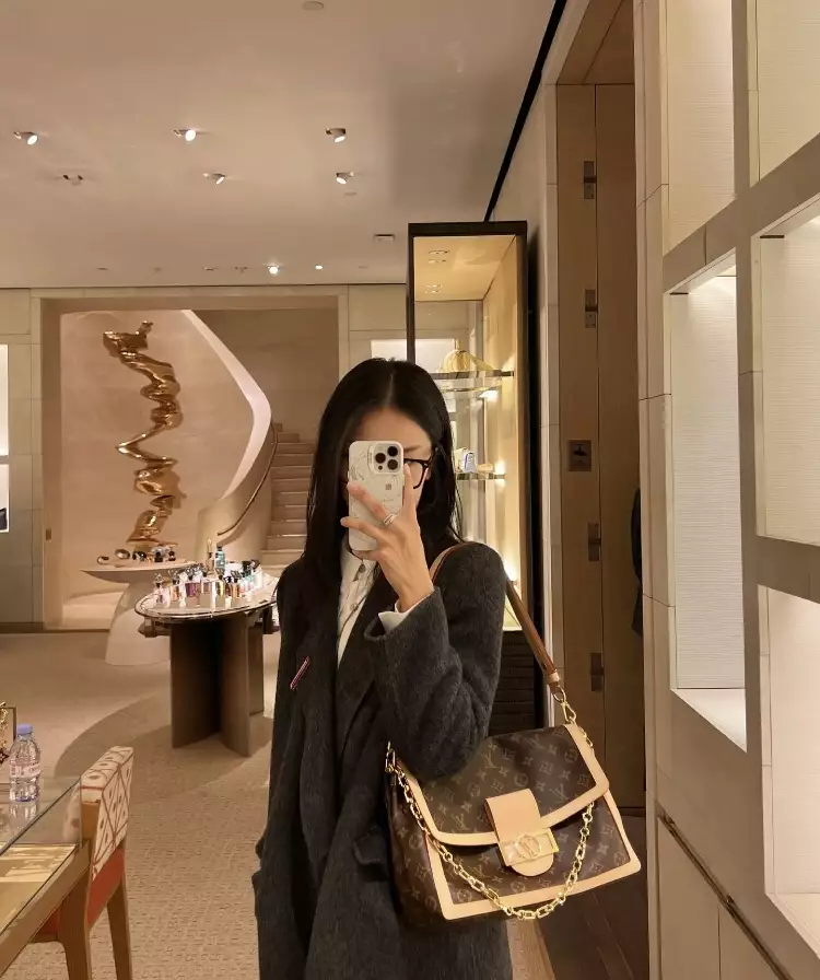 LV Dauphine Soft GM Monogram Canvas Brown - Repbags.ru - Image 4