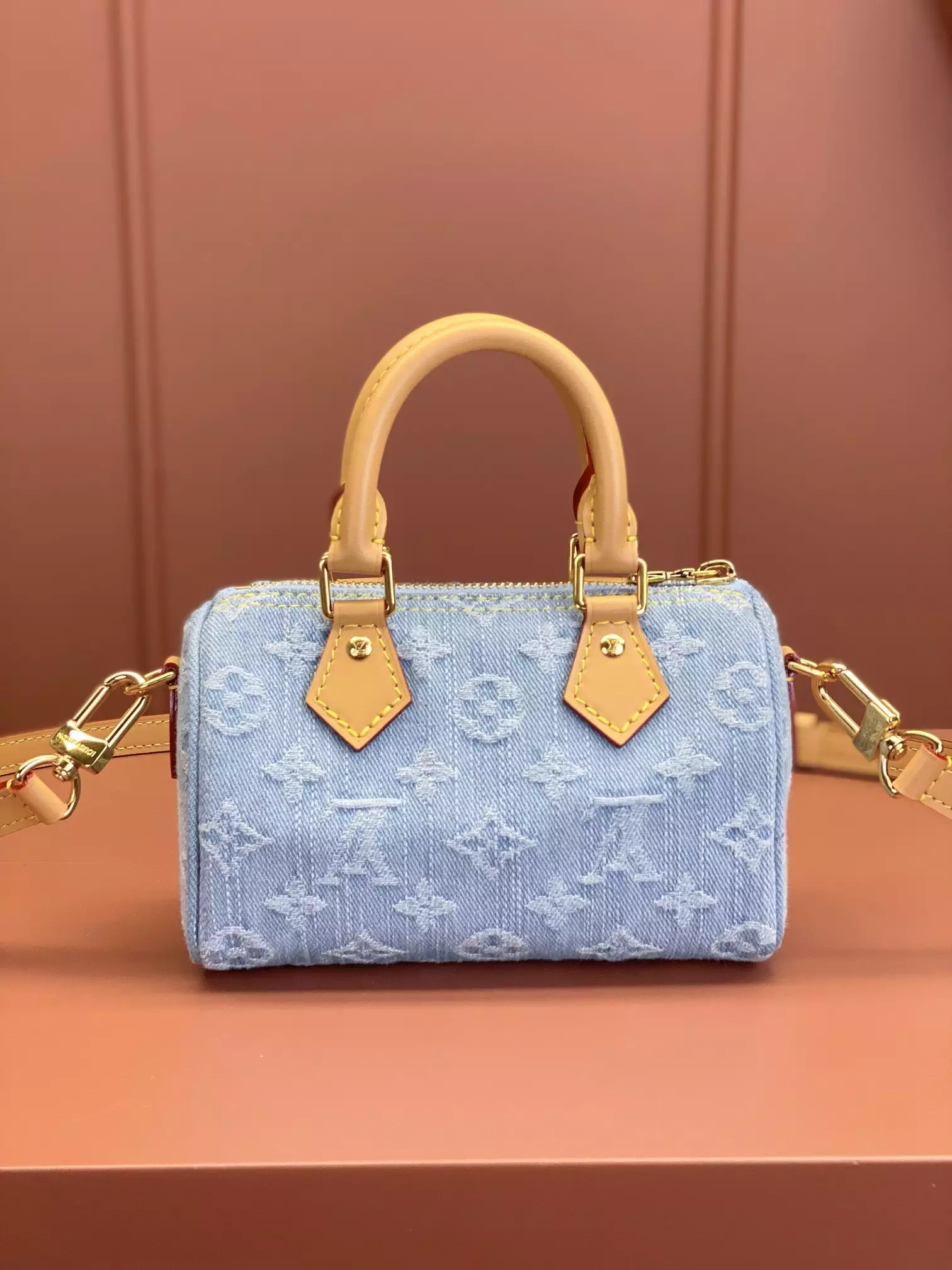 LV Nano Speedy Sky Denim Monogram Denim - Repbags.ru - Image 7