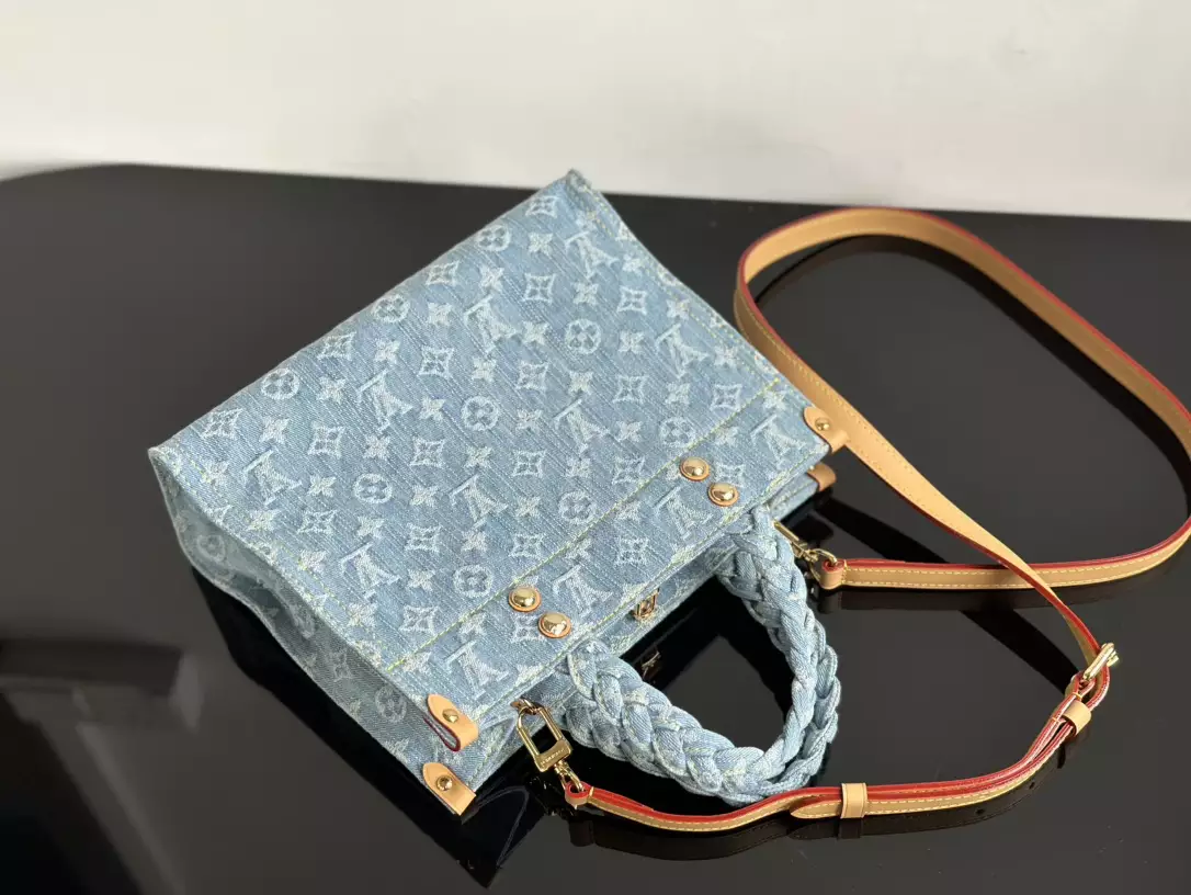 Let Go PM Sky Denim Monogram Denim - Repbags.ru - Image 5