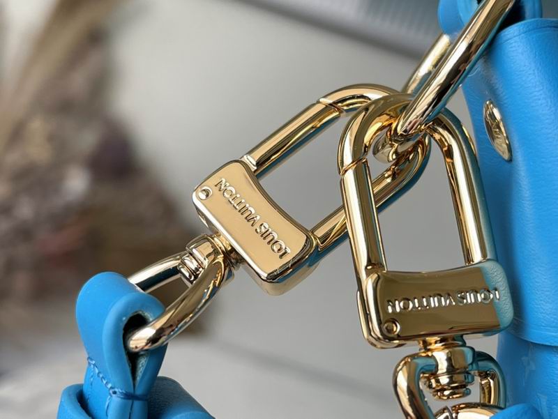 Louis Vuitton Loop Baguette Blue Calfskin - Image 9