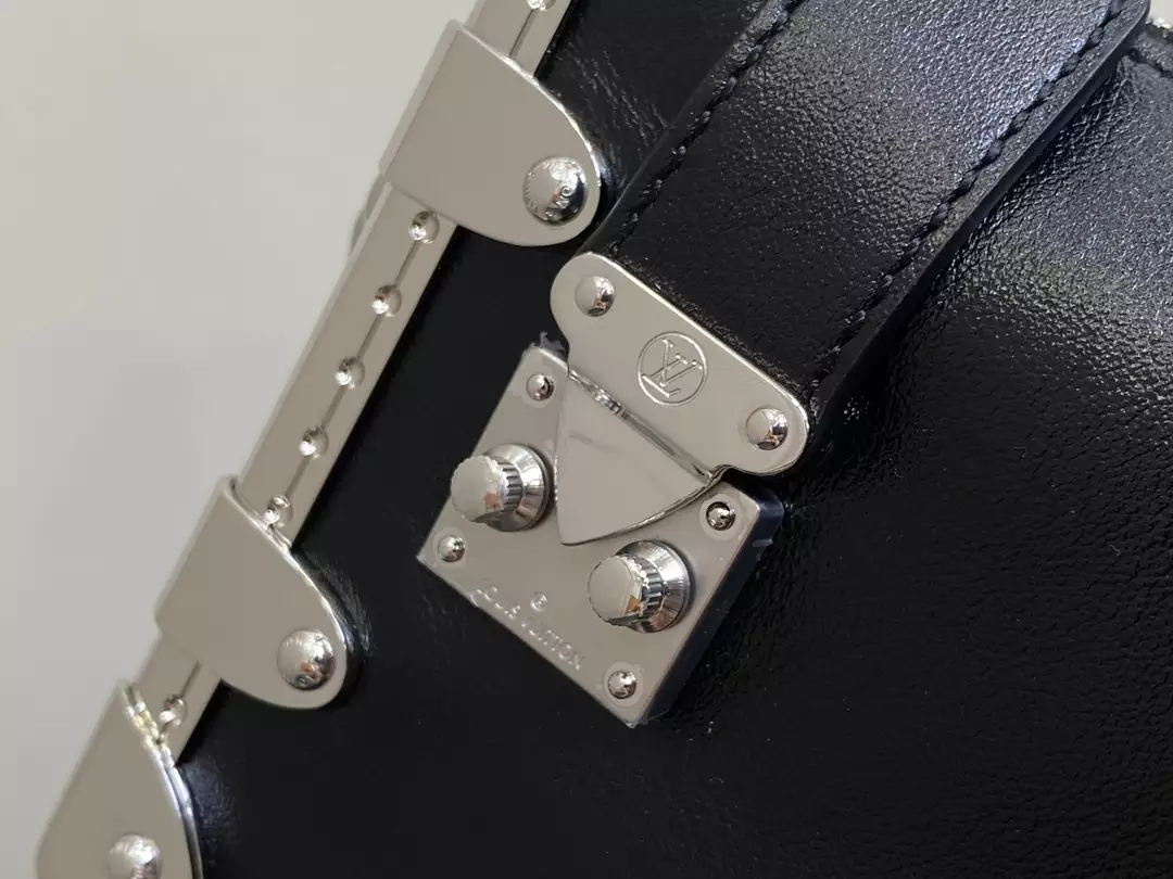 Louis Vuitton Slim Trunk Black Calf Leather Bag - Repbags.ru - Image 10