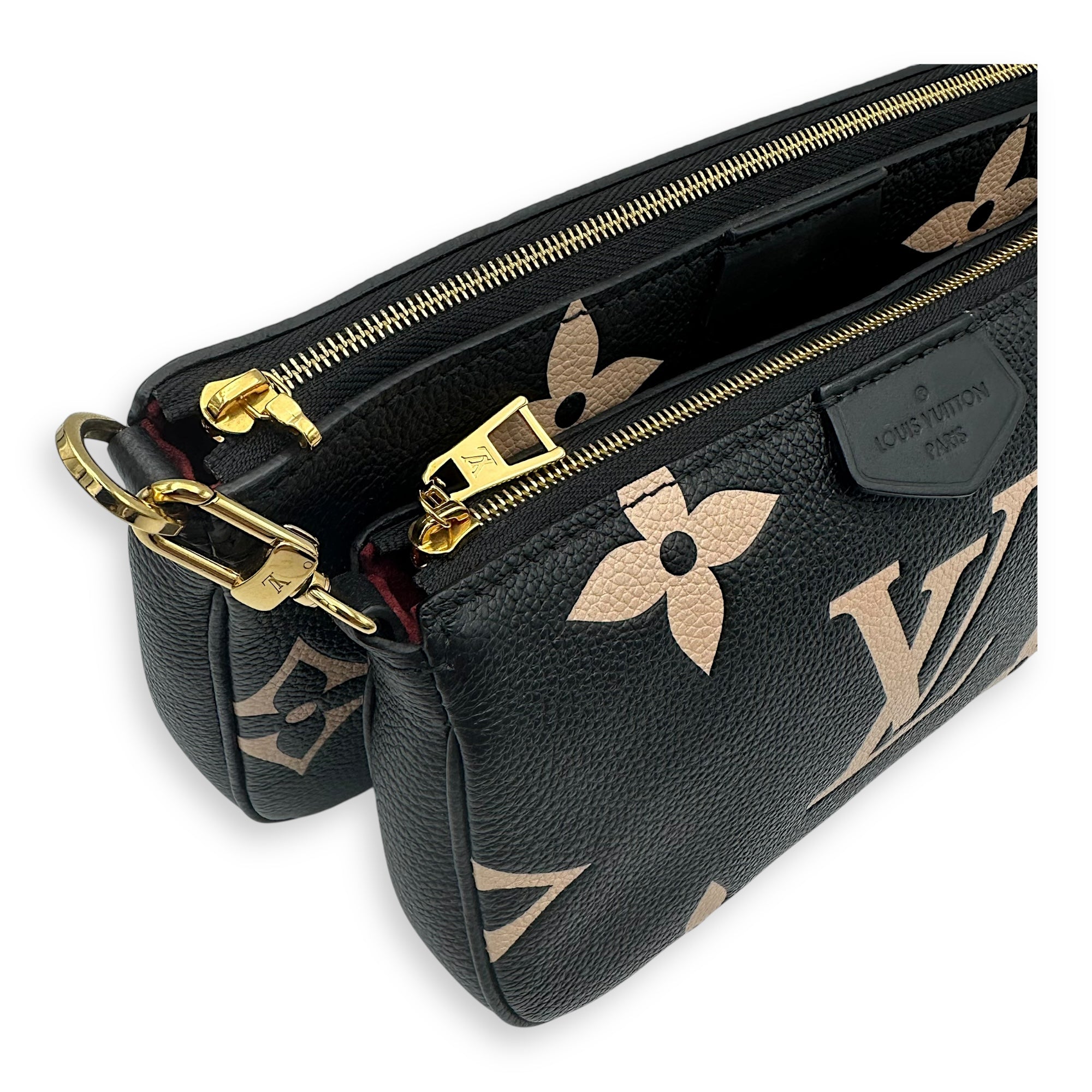 Multi-Pochette Accessoires Crossbody Bag Black in Monogram Empreinte Leather , Gold Hardware - Image 14