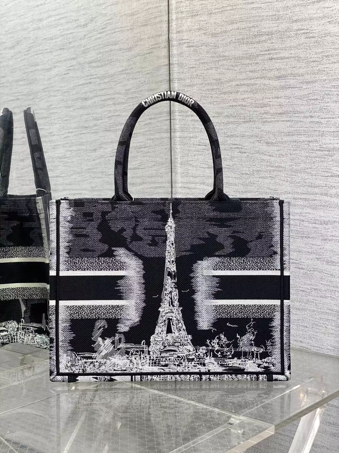Medium Dior Book Tote Paris Embroidery - Repbags.ru - Image 6