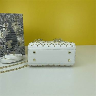 Mini Lady Dior Bag Latte Lucky Star Cannage Lambskin - DB035 - Image 6