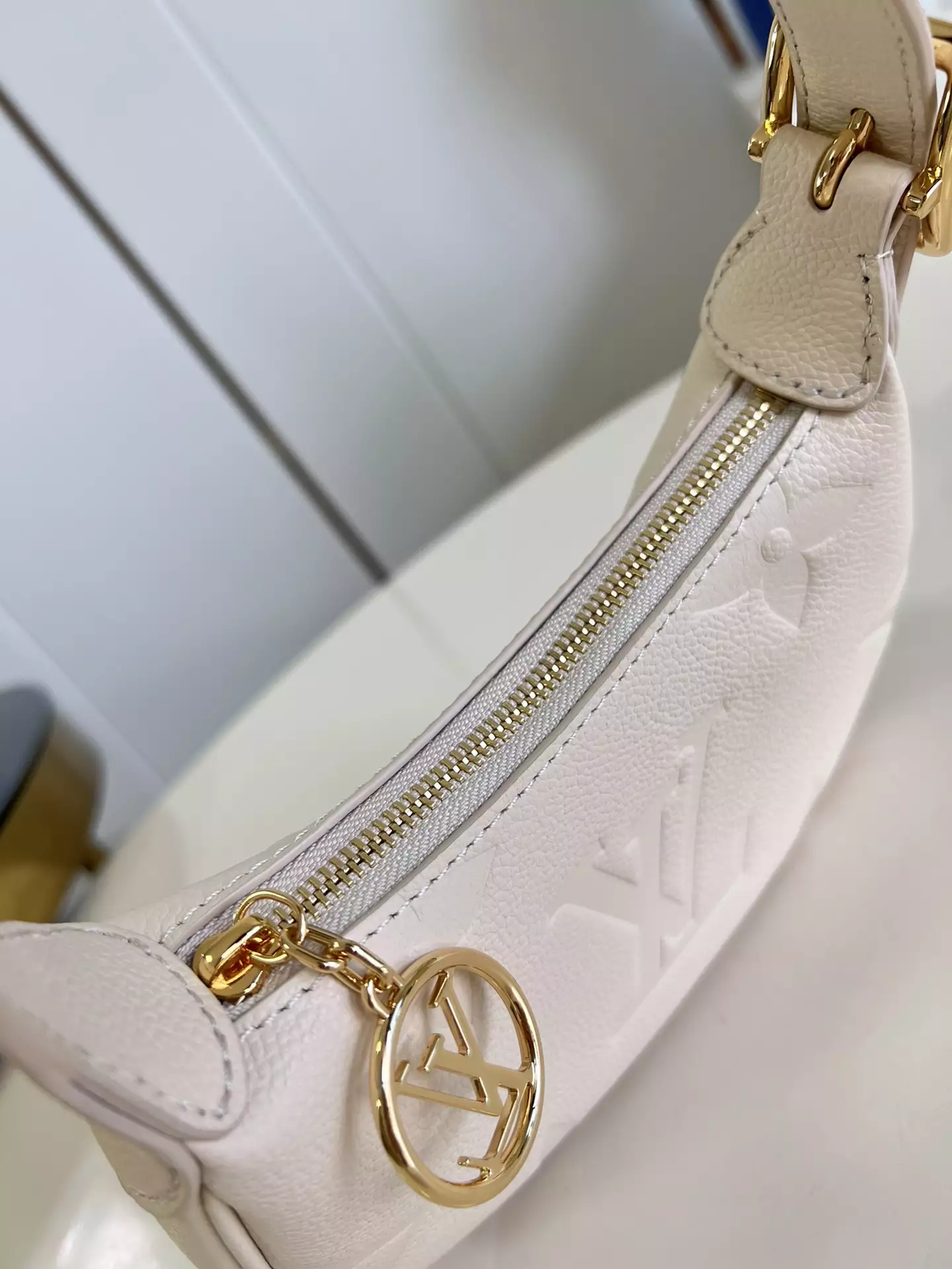 Mini Moon Monogram Empreinte Cream Leather - Repbags.ru - Image 5