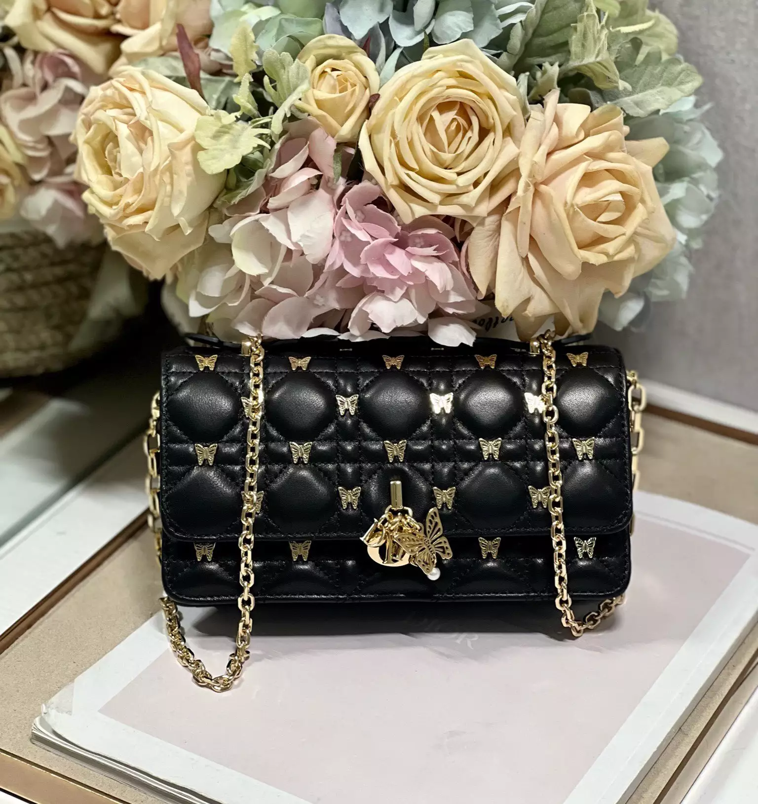 My Dior Mini Bag Black Cannage Lambskin - Repbags.ru - Image 3